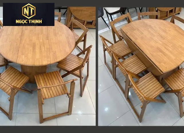 BỘ BÀN ĂN GẤP GỌN TIỆN LỢI VÔ CÙNG TẬN